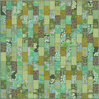 Amy Butler Brick Path Quilt Kit 72 x 74 Seaweed Green Westminster 