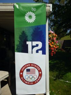 London Olympic Trials Track 2012 BP Banner Hayward Field Eugene or USA 