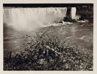 1927 American Bridal Veil Falls Niagara NY Photogravure   ORIGINAL 