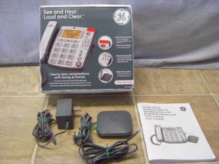 GE 29579BE1 Amplified Corded Phone w/ Caller ID/Answering Machine