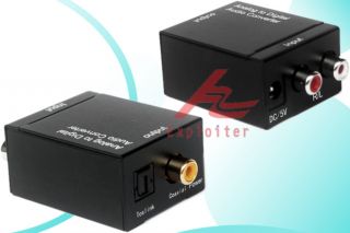 Analog Stereo to Digital Optical Coax Audio Converter
