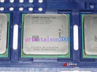 New AMD ATHLON64 3200 CPU Socket 754 ADA3200AIO4BX O2 683728093846 