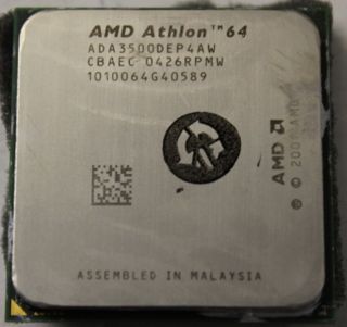 AMD Athlon 64 ADA3500DEP4AW 3500+ 2.2 GHz 512K Processor Socket 939