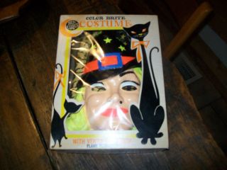 Vintage 1960s Bewitched Costume and Mask Ben Cooper