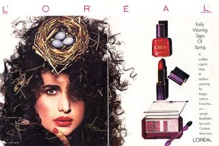 title l oreal ad featuring andie macdowell condition grade very good 