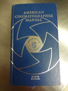 Rob Hummel American Cinematographer Manual 8th Edition 2001 Hardcover 