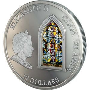 Cook Islands 2011 10$ WINDOWS OF HEAVEN LONDON   Westminster Abbey 