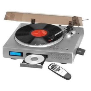 Anders/Nicholson Turntable CD Burner/Player Tape Pl USB, Recorder 