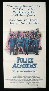 Police Academy Kim Cattral Drew Struzan Daybill Poster