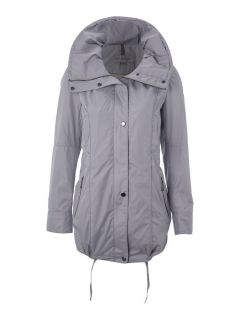 Andrew Marc Ava Shawl Collar Hooded Parka in Grey from  