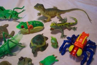 Mixed Insects Reptiles Amphibians Toy Lot
