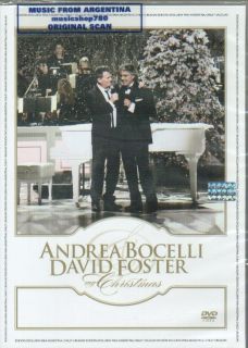 DVD Andrea Bocelli David Foster My Christmas New Live