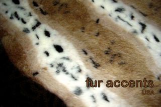   Rug Faux Fur Animal Accent Runner Fake Sheepskin Log Cabin Pelt New