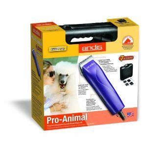 Andis Pro Animal Dog Pet Detachable Ceramic Blade Clipper Kit 7 PC New 