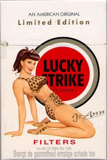 Zippo Lucky Strike Pin Up Limited Edition of 55 Jo Ann