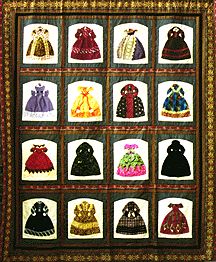 Designing Ante Bellum Dresses Quilt or Wallhanging Pattern Civil War 