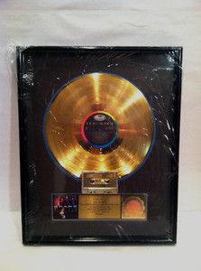 Ann Wilson of Heart Autographed Gold Record