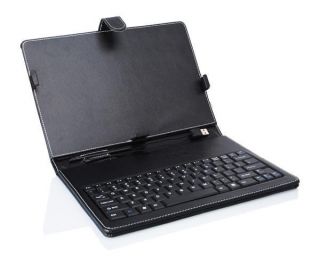 10 Inch Keyboard Kick Stand Case for Android Tablets with Stylus