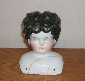 Antique 5 China Head Doll Germany Marked 5 as Is
