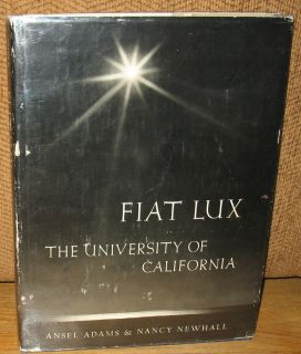 Ansel Adams Fiat Lux University Of California Campus 1st HC DJ Nancy 