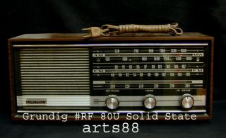 Vintage Old Grundig RF80 U Solid State Radio New Condition