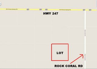 LOT 800 FT FROM HWY 247 _ 400 FT TO ROCK CORAL RD