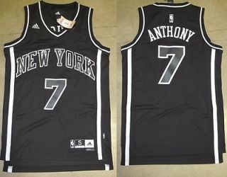   Rev 30 New York Knicks Carmelo Anthony Black Jersey Large