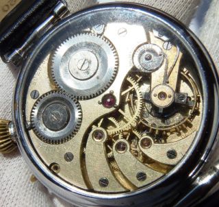 RARE Antique Longines Chronometer Pocket Watch Style Wristwatch C1900 