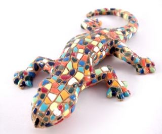 Barcino Gecko Lizard Salamander Colorful Design Magnet in Gift Box 