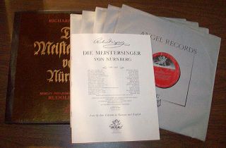 Richard Wagner Opera Die Meistersinger Von Nurnberg 1956 Angel Records 