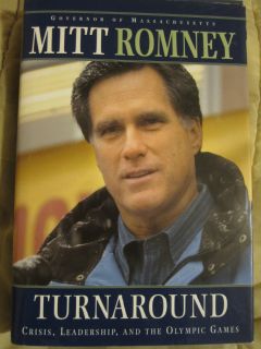 Mitt Romney Ann Romney Matt Romney Rob Portman Signed Turnaround Book 