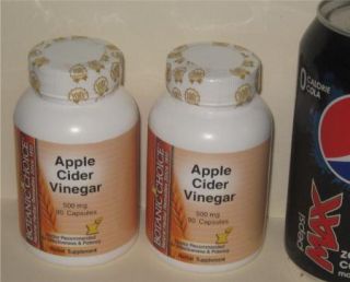 TWO, Apple Cider Vinegar (**500** mg/capsule): May help lower glucose 