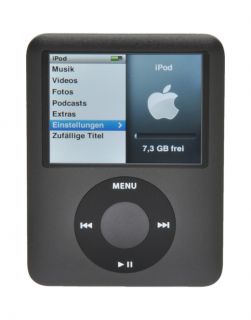 Apple iPod 3rd Generation Nano 8GB Black  Player
