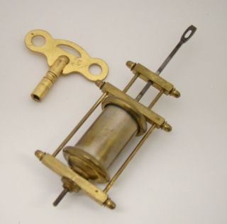 Antique Shelf Parlor Clock Key Pendulum Set for Parts
