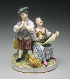 Lovely Antique 18 C French Sevres Porcelain Figurine