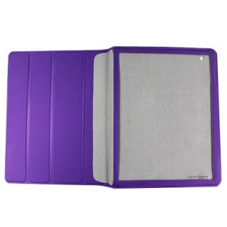 Smart Cover Case for Apple iPad 2 iPad2 4 Fold Purple