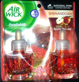 Air Wick Scented Oil Refill Shenandoah Apple Harvest (Pack of 4)