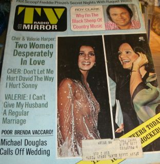 TV Radio Mirror April 1975 Cher Harper Vaccaro Clark Prinze Soap Opera 