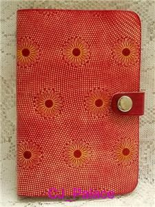   Diary Daily Planner Organizer Agenda NoteBook Appointment   Red Flower