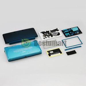 New Aqua Blue Hard Case Skin Cover for Nintendo 3DS US