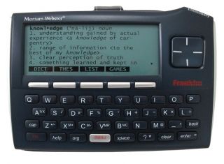Franklin MWD 1510 Merriam Webster Advanced Dictionary & Thesarus