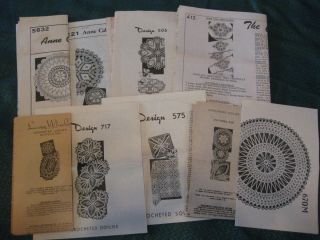 Your Choice Mail Order Crochet Doily Patterns See Choices from Menu 