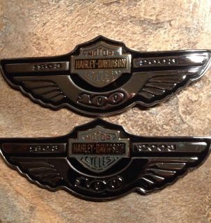 100th Anniversary Harley Davidson Tank Emblems