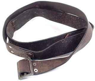 Finnish M91 Original Brown Leather Sling Finnish Army SA T Stamp 1 1 2 