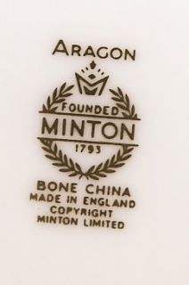 40pc. MINTON ARAGON ENGLISH BONE CHINA DINNERWARE