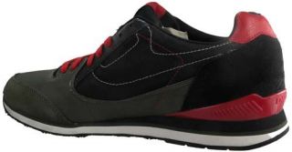 New $110 Diesel Aramis Men Shoes Size US 9 EU 42 Forest Night Black 