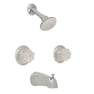 AquaSource Tub Shower Faucet with Single Function Showerhead 103957 