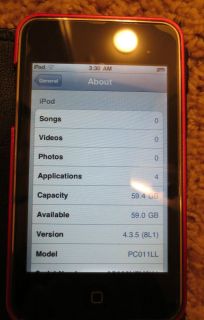 Apple PC011LL iPod Touch 64GB 3rd Gen  Player