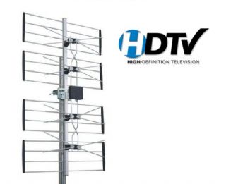 HDTV UHF TV DIGITAL ANTENNA NO ASSEMBLY OUTDOOR