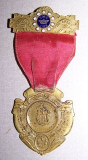 1912 VMC Royal Arcanum Convention Badge Medal Fraternal